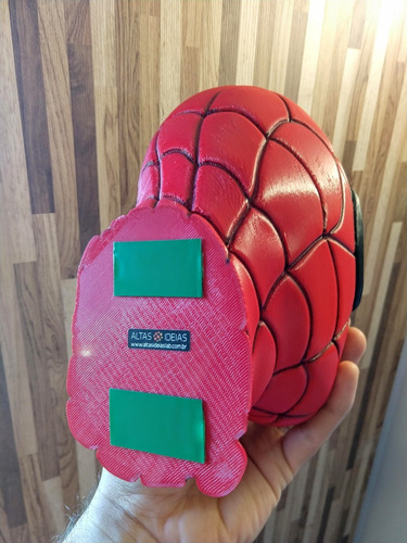 Cabeça 3d Homem-aranha Spiderman 20cm Para Colar Na Parede