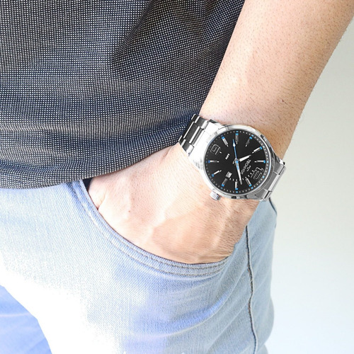 Relógio Technos Masculino 2115gu Azul Ou Vermelho Original