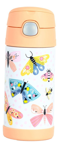 Garrafa Térmica Infantil Thermos 355ml Borboletas Mariposas