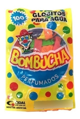 Globito De Agua Fluo 3 X 100 Bombita / Bombucha / Carnaval /