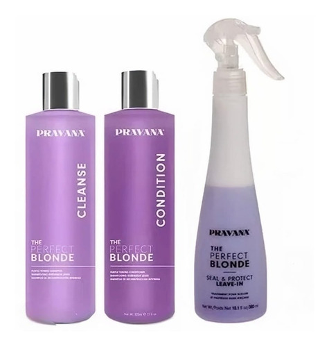 Perfect Blonde 325ml Shampoo+acondicionador+bifásico Matiza