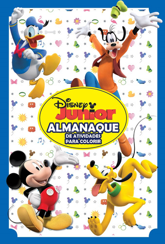 Disney Junior Almanaque de Atividades para Colorir, de On Line a. Editora IBC - Instituto Brasileiro de Cultura Ltda, capa mole em português, 2022