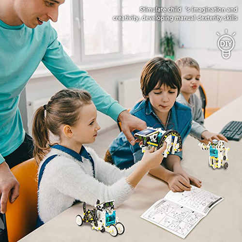 Kit De Montagem Solar 13x1 Robótica Educacional Para Inician
