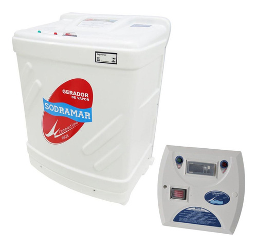 Sauna Vapor 12kw Trif + Quadro Digital Sodramar 18m