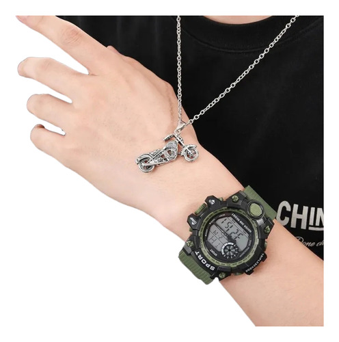 Reloj Collar Hombre Moto Motocicleta Regalo Padre Novio