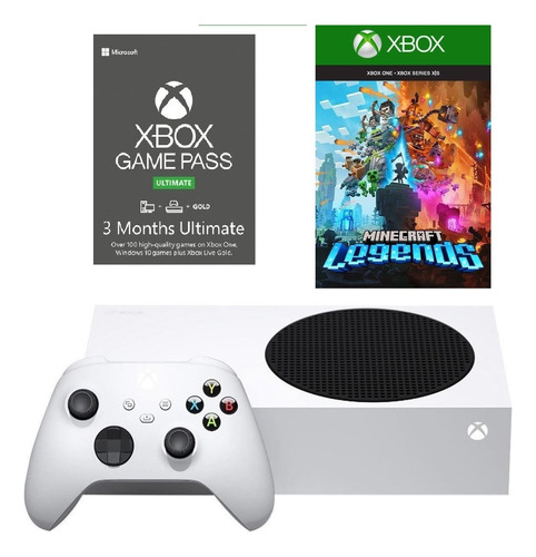 Microsoft Xbox Series S 512 Gb 3 Meses Game Pass 1 Juego Blanco (Reacondicionado)