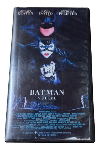 Batman Vuelve Vhs Cassette Tim Burton..leer Bien 