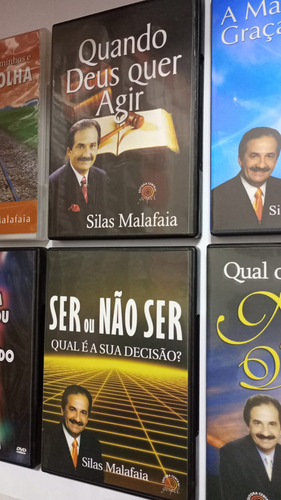 Kit Com 6 Dvds Do Pastor Silas Malafaia Originais E Novos K3