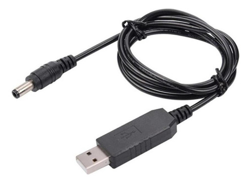 Cable Convertidor Dc 5v Usb A 9v 1a Elevador 5.5x2.1mm Boost