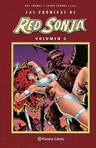Cronicas De Red Sonja Nãâº 03/04, De Roy Thomas. Editorial Planeta Comic, Tapa Dura En Español