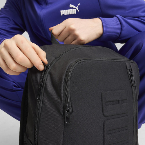 Mochila Puma S Backpack Negro Unisex Diseño de la tela Liso