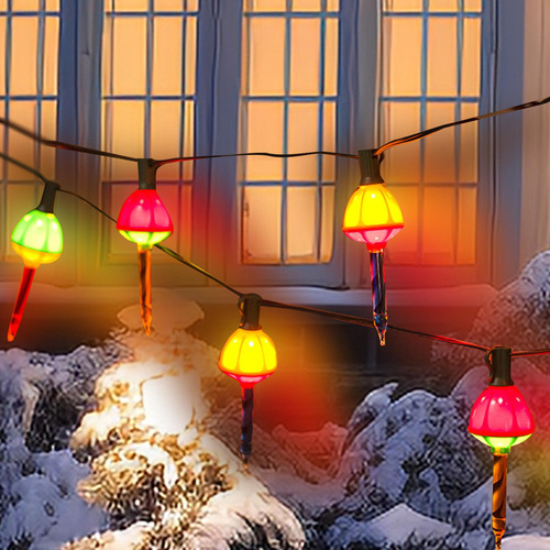 Luces De Burbuja Navideñas Multicolores Luces De Árbol De