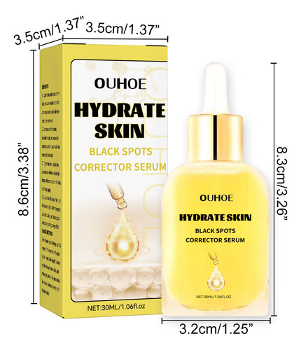 Spray De Pele Clear Improve, Desvanece Manchas Pretas, Repar