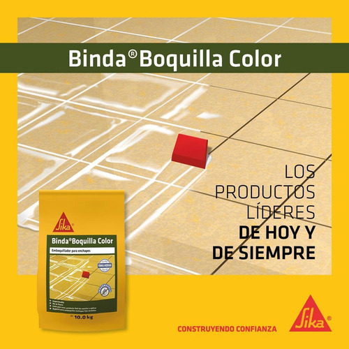 Sika Binda Boquilla Color Emboquillador Para Enchapes 2kl