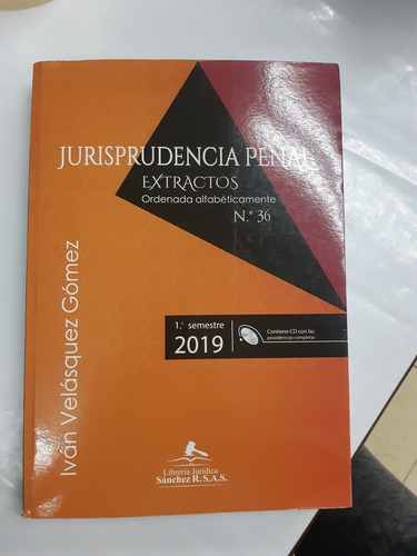 Imagen 3 de 3 de Jurisprudencia Penal Extractos 2019 Con Cd