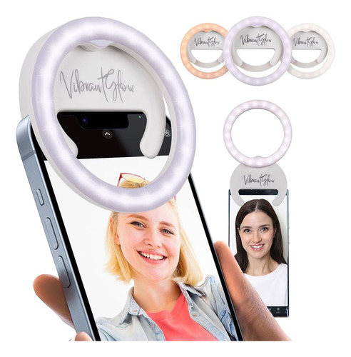 Phone Ring Light Clip On - Vibrantglow, Rotarable Selfie Rin