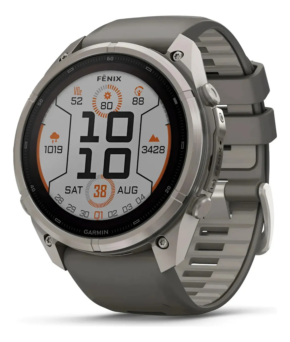Smartwatch Garmin Fnix 9 Pro Solar Titanio 51mm 1.4