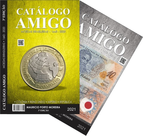 Livro Catálogo Amigo Moedas E Cédulas 2021-novo-mais Vendido