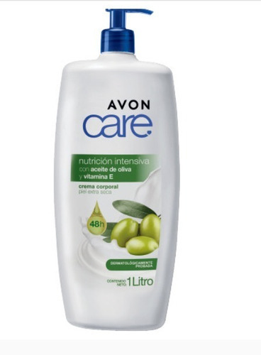 Loción Crema Corporal Avon Care 1 Lt Fragancia 1 L Aceite De Oliva Y Vit E