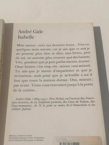 Andre Gide - Isabelle + La Symphonie Pastorale