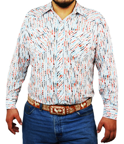 Camisa Vaquera Rodeo Carte 2820301123 Blanco Caballero