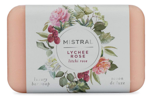 Mistral Jabn Clsico Para Barras, Rosa Lichi, 2 Barras