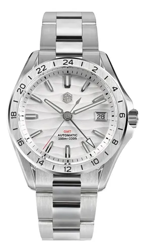 Reloj San Martin Para Hombre Sn0129 Nh34 Gmt, Relojes De De