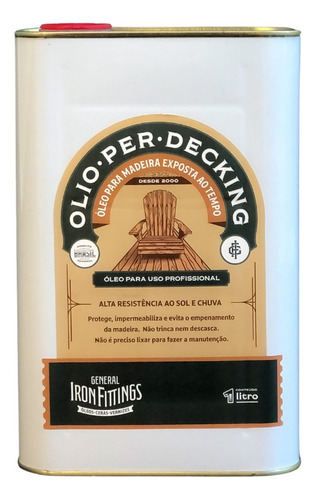 Acabamento Para Decks - Olio Per Decking Iron Fittings 1l