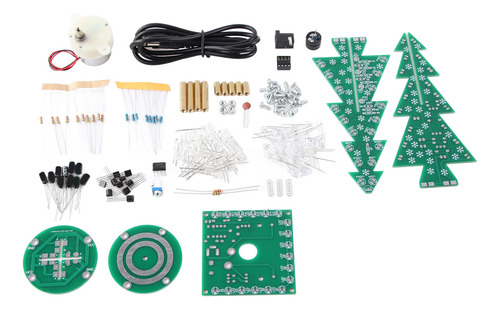 Árbol De Navidad Electrónico Led Colorido Giratorio Automáti