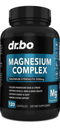 Complejo De Magnesio 500mg Dr. - U - Unidad a $1607