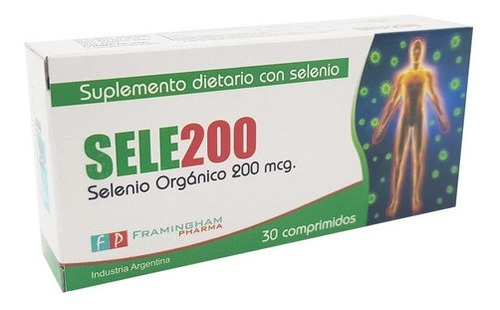 Sele200 X 30 Comp Selenio Organico Antioxidante