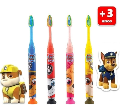 Cepillo De Dientes Gum Niños Paw Patrol Con Luz