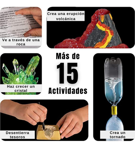 Juego Kit De Experimentos Científicos Para Niños