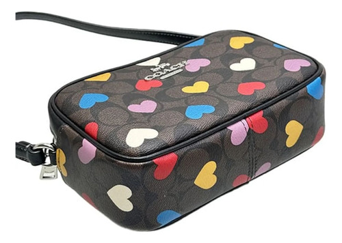 Crossbody De Cuero Coach Mini Jamie Hearts