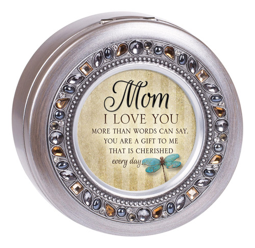 Cottage Garden Mom Love You More Everyday Jeweled Pewter Ca.