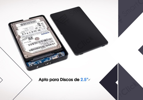 Imagen 9 de 10 de Carry Carrier Disk Usb 3.0 Sata Case Disco Rigido 2.5 + Kit