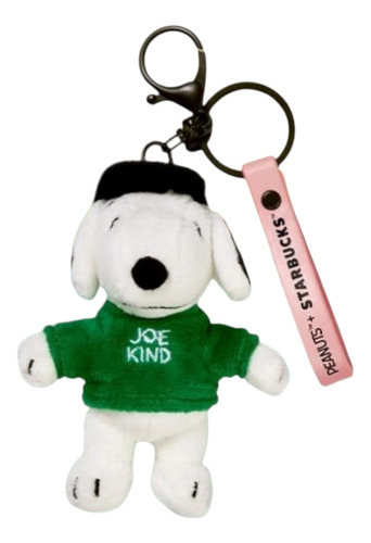 Llavero Starbucks X Peanuts Snoopy Colección 2025 Blanco/verde