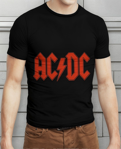 Playera Hombre Música Ac Dc Retro