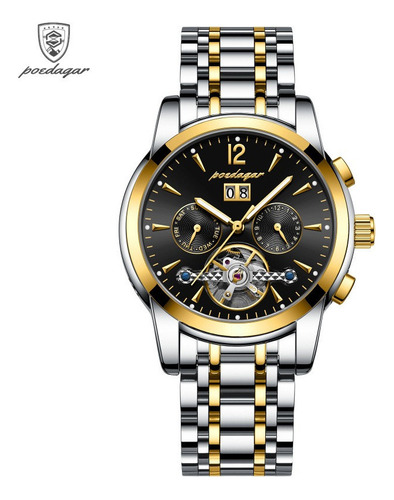 Reloj Mecánico Luminoso Automático Poedagar Para Hombre