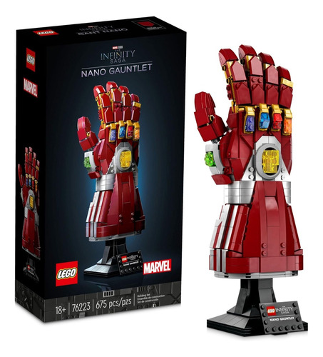 Juguete Lego Marvel Nano Gauntlet Iron Man Avengers: Endgame