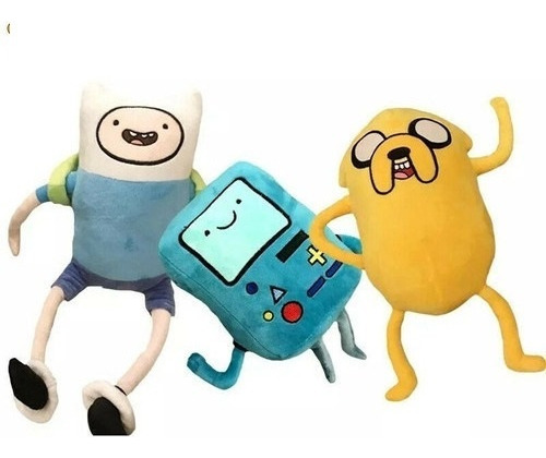 Xiaery 3pcs Adventure Time Finn Jake Pingüino Muñeco