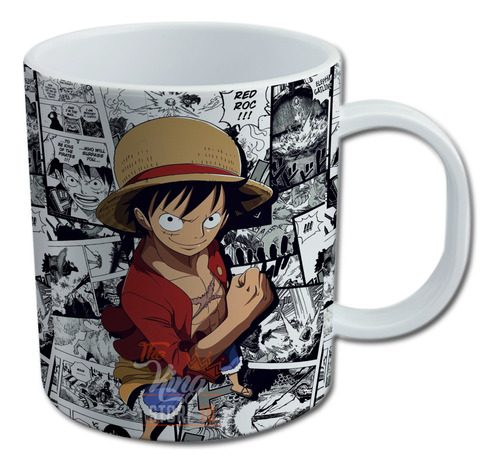 Taza, Tazon Mug, One Piece, Monkey D Luffy, Anime, Manga