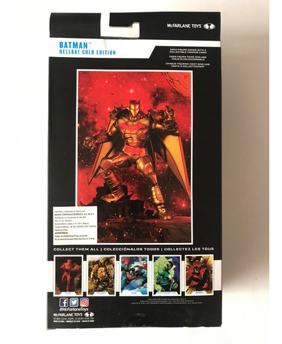 Batman Hellbat Suit Gold Edition Dc Multiverse Mcfarlane Toy (Usado)