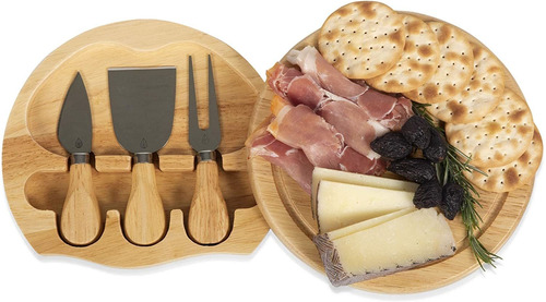 Toscana - Tabla Brie De La Marca Picnic Time De 7-1/2 Pulgad