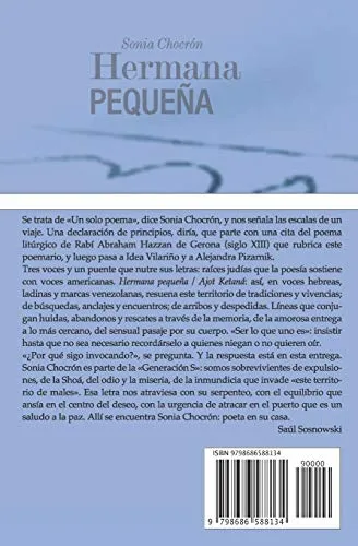 Libro : Hermana Pequeña - Chocron, Sonia