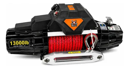 Guincho Elétrico 13000lbs Bull Vortex Sintético Jeep,troller