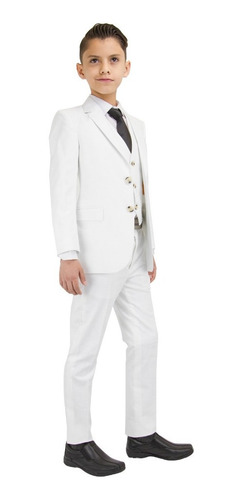 Imagen 3 de 8 de Traje De Lino Para Niño