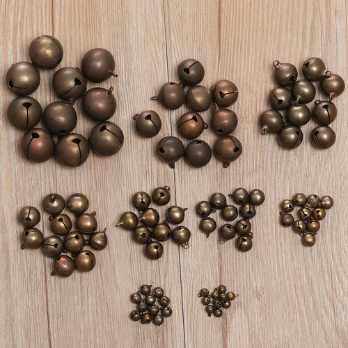 Encanto Cascabeles Retro De Cobre Con Forma De Campana