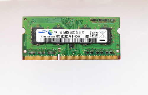 Memoria Ram Samsung 1gb 1rx8 Pc3 10600s-09-10-zz Ddr3 Laptop