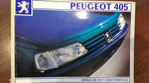 Manual Original Peugeot 405 De Fabrica